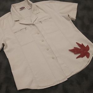 Casualaire Women's Button Down Blouse